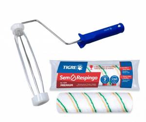 Rolo Antirrespingo 23cm Suporte Pintura